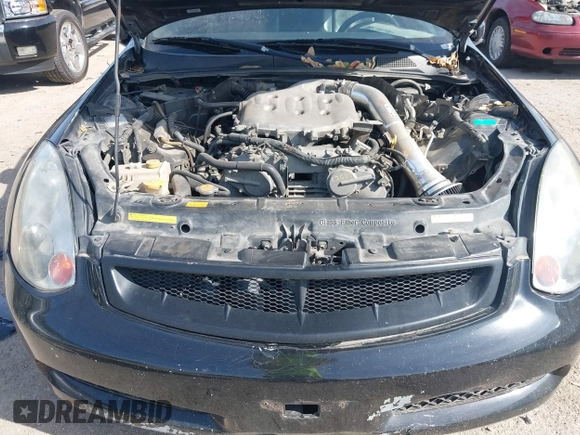 2003 Infiniti G35 w/Leather with VIN JNKCV54E63M208039, listed as a IAAI auction lot 41895872 with 183,672 mi miles and . Bid and sale history available at carsss.com. Image 10.