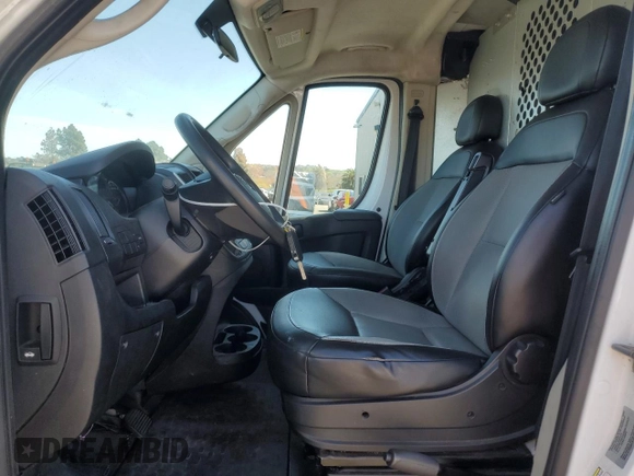 2017 Ram ProMaster Cargo with VIN 3C6TRVAG9HE547676, listed as a Copart auction lot 49311795 with 138,365 mi miles and Clean Title. Bid and sale history available at DreamBid. Image 7.