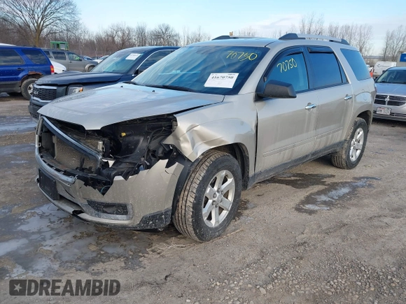 2015 GMC Acadia SLE with VIN 1GKKVPKD4FJ207744, listed as a IAAI auction lot 41670750 with 161,213 mi miles. Bid and sale history available at carsss.com. Image 17.