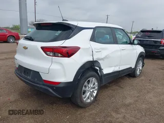 2021 Chevrolet TrailBlazer LS with VIN KL79MMS25MB164174, listed as a IAAI auction lot 41901665 with 46,446 mi miles and . Bid and sale history available at DreamBid. Image 4.
