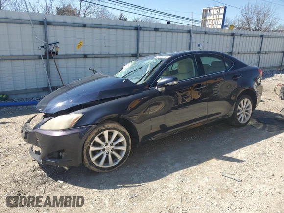 2009 Lexus IS with VIN JTHCK262395033312, listed as a Copart auction lot 49245715 with 220,644 mi miles and Salvage Title. Bid and sale history available at carsss.com. Image 1.