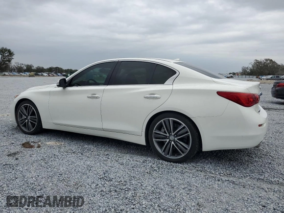 2014 Infiniti Q50 Hybrid Sport with VIN JN1AV7AP0EM692306, listed as a Copart auction lot 88644575 with 83,444 mi miles and Clean Title. Bid and sale history available at DreamBid. Image 2.