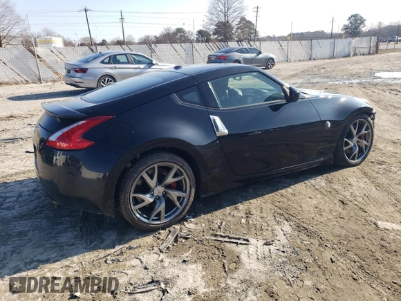 2016 Nissan 370Z with VIN JN1AZ4EH6GM934024, listed as a Copart auction lot 43826185 with 158,973 mi miles and Salvage Title. Bid and sale history available at carsss.com. Image 3.