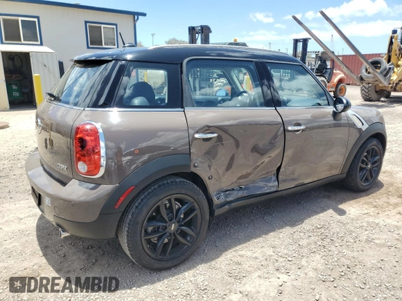 2012 MINI Countryman with VIN WMWZB3C59CWM04522, listed as a Copart auction lot 56605865 with 33,186 mi miles and Salvage title. Bid and sale history available at DreamBid. Image 3.