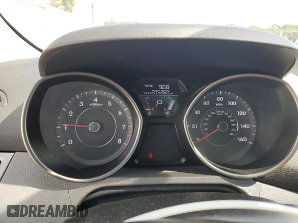 2011 Hyundai Elantra GLS with VIN 5NPDH4AE7BH042263, listed as a Copart auction lot 55201785 with 205,260 mi miles and Clean Title. Bid and sale history available at carsss.com. Image 9.