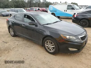 2013 Kia Optima LX with VIN KNAGM4A76D5304669, listed as a Copart auction lot 47843525 with 236,853 mi miles and Salvage Title. Bid and sale history available at carsss.com. Image 4.
