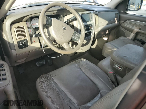 2005 Dodge 2500 SLT with VIN 3D7KS28D35G750040, listed as a Copart auction lot 42591365 with 105,523 mi miles and Salvage Title. Bid and sale history available at carsss.com. Image 8.