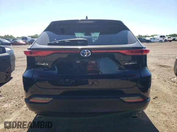 2022 Toyota Venza LE with VIN JTEAAAAH2NJ090907, listed as a Copart auction lot 60756884 with 61,847 mi miles and Salvage Title. Bid and sale history available at carsss.com. Image 6.