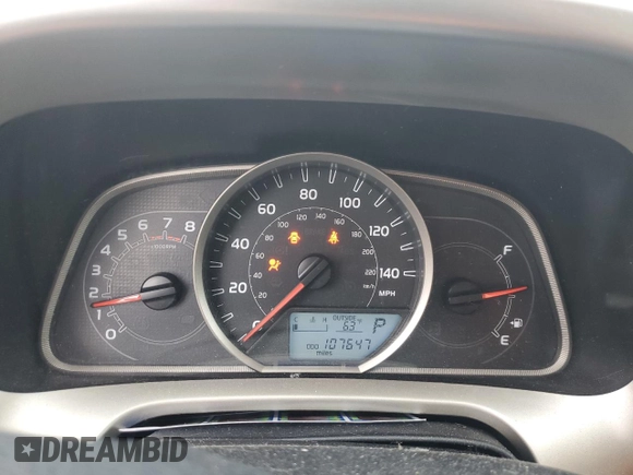 2013 Toyota RAV4 XLE with VIN 2T3RFREV7DW120510, listed as a Copart auction lot 61197695 with 107,647 mi miles and Salvage title. Bid and sale history available at DreamBid. Image 9.