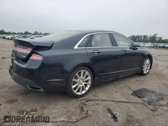 2014 Lincoln MKZ with VIN 3LN6L2J97ER817852, listed as a Copart auction lot 60980885 with 77,194 mi miles and Salvage title. Bid and sale history available at DreamBid. Image 3.