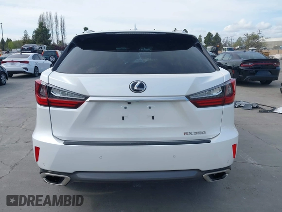 2017 Lexus RX with VIN JTJBZMCA0H2028193, listed as a IAAI auction lot 41903390 with 37,406 mi miles. Bid and sale history available at carsss.com. Image 16.