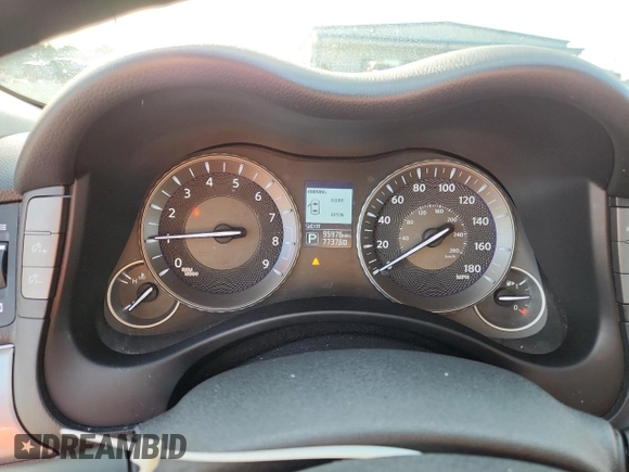 2018 Infiniti Q70 Luxe with VIN JN1BY1PR1JM370561, listed as a Copart auction lot 59784945 with 95,976 mi miles and Non repairable. Bid and sale history available at DreamBid. Image 9.