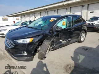 2019 Ford Edge SEL z VIN 2FMPK3J97KBB19684, wystawiony jako Copart lot #57211945 z przebiegiem Nie podano mil oraz Szkoda całkowita • Salvage title. Historia ofert i sprzedaży dostępna na DreamBid. Obrazek 1.
