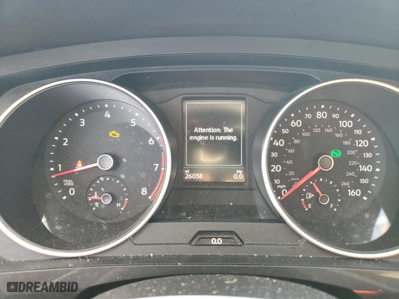 2021 Volkswagen Tiguan S with VIN 3VV1B7AX5MM044258, listed as a Copart auction lot 83335654 with 26,038 mi miles and Salvage Title. Bid and sale history available at carsss.com. Image 9.