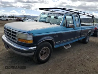1992 Ford F-150 with VIN 1FTEX15N4NKA01109, listed as a Copart auction lot 47600495 with 0 mi miles and Salvage Title. Bid and sale history available at carsss.com. Image 1.