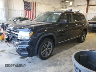 2019 Volkswagen Atlas SE z VIN 1V2XR2CA6KC606410, wystawiony jako Copart lot #49156685 z przebiegiem 114 396 mil mil oraz Szkoda całkowita • Salvage title. Historia ofert i sprzedaży dostępna na DreamBid. Obrazek 1.
