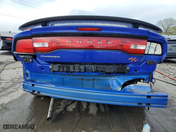 2013 Dodge Charger RT Plus with VIN 2C3CDXCT4DH683603, listed as a Copart auction lot 52602345 with 96,322 mi miles and Salvage Title. Bid and sale history available at carsss.com. Image 6.