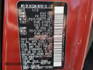 2012 Nissan Juke SL z VIN JN8AF5MV2CT116362, wystawiony jako Copart lot #57714665 z przebiegiem 80 185 mil mil oraz Szkody całkowita. Historia ofert i sprzedaży dostępna na DreamBid. Obrazek 12.