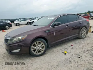 2013 Kia Optima EX с VIN 5XXGN4A71DG127699, выставлен на аукционе Copart как лот 59742405 с пробегом Не указан миль и Чистый • Clean title. История ставок и продаж доступна на DreamBid. Изображение 1.