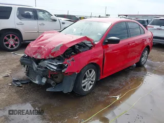 2015 Volkswagen Jetta Sedan 2.0L S w/Technology with VIN 3VW2K7AJ0FM356647, listed as a IAAI auction lot 41691443 with 101,935 mi miles. Bid and sale history available at carsss.com. Image 2.