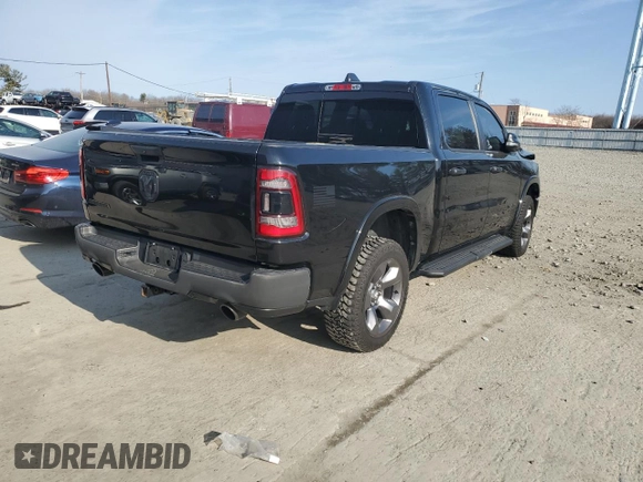 2022 Ram 1500 Big Horn with VIN 1C6SRFFT8NN245195, listed as a Copart auction lot 48547915 with 53,772 mi miles and Salvage Title. Bid and sale history available at carsss.com. Image 3.