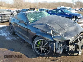 2018 Ford Mustang EcoBoost with VIN 1FA6P8TH0J5137729, listed as a IAAI auction lot 41379739 with Not Provided miles and . Bid and sale history available at carsss.com. Image 18.