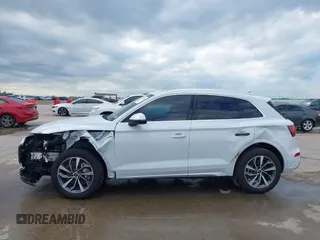 2023 Audi Q5 S line Premium Plus with VIN WA1EABFY3P2122520, listed as a IAAI auction lot 42179826 with 23,020 mi miles and . Bid and sale history available at DreamBid. Image 15.