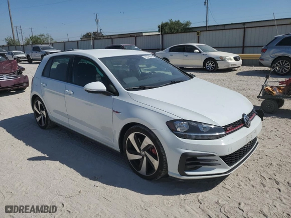 2020 Volkswagen Golf GTI S with VIN 3VW5T7AU1LM003026, listed as a Copart auction lot 74278864 with 23,970 mi miles and Salvage Title. Bid and sale history available at carsss.com. Image 4.