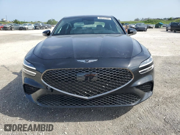 2025 Genesis G70 2.5T z VIN KMTG34SC7SU143836, wystawiony jako Copart lot #60212205 z przebiegiem 1 581 mil mil oraz Nie do naprawy • Non repairable. Historia ofert i sprzedaży dostępna na DreamBid. Obrazek 5.