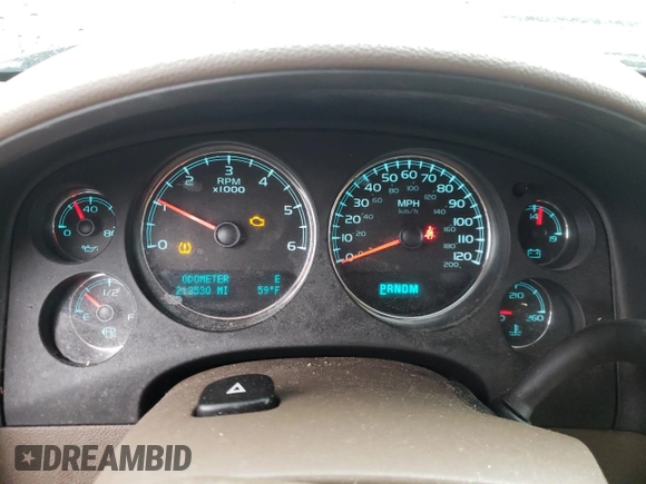 2009 Chevrolet Tahoe LTZ with VIN 1GNFK33009R277510, listed as a Copart auction lot 55766245 with 213,530 mi miles and Clean title. Bid and sale history available at DreamBid. Image 9.