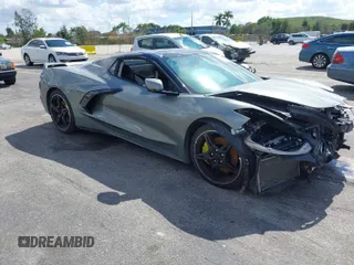 2023 Chevrolet Corvette 3LT with VIN 1G1YC3D43P5104058, listed as a IAAI auction lot 41525499 with 30,177 mi miles. Bid and sale history available at carsss.com. Image 1.