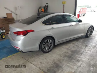 2015 Hyundai Genesis 3.8L z VIN KMHGN4JE3FU049868, wystawiony jako IAAI lot #42361465 z przebiegiem 168 080 mil mil oraz . Historia ofert i sprzedaży dostępna na DreamBid. Obrazek 4.