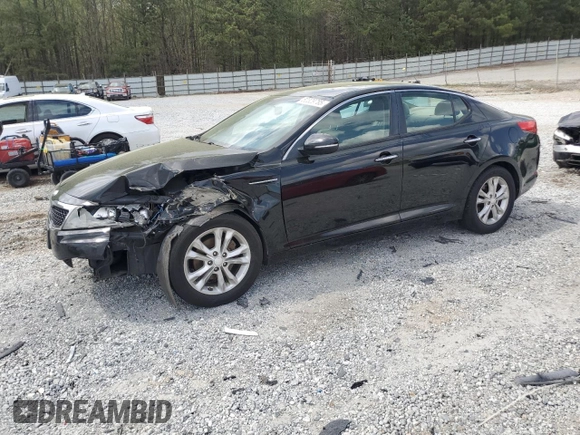 2013 Kia Optima LX with VIN 5XXGM4A77DG098373, listed as a Copart auction lot 50329785 with 333,599 mi miles and Salvage Title. Bid and sale history available at carsss.com. Image 1.