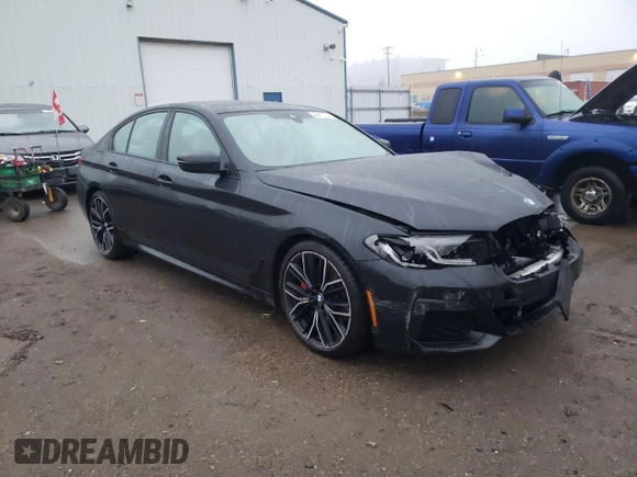 2022 BMW 5 Series 530i xDrive with VIN WBA13BJ07NCK90049, listed as a Copart auction lot 84477194 with 33,007 mi miles and Salvage Title. Bid and sale history available at carsss.com. Image 4.