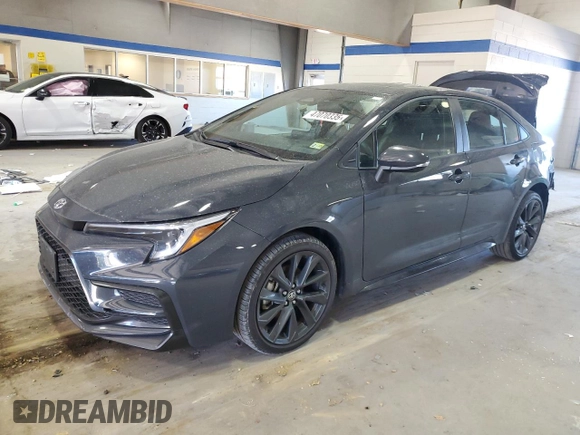 2024 Toyota Corolla SE with VIN 5YFP4MCE0RP185199, listed as a Copart auction lot 47070335 with 50,050 mi miles and Salvage Title. Bid and sale history available at DreamBid. Image 1.