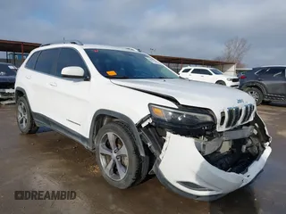 2019 Jeep Cherokee Limited with VIN 1C4PJLDB0KD487835, listed as a IAAI auction lot 41504135 with 79,394 mi miles. Bid and sale history available at carsss.com. Image 1.