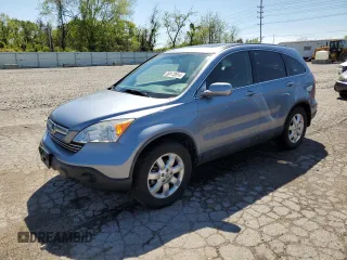 2008 Honda CR-V EX-L with VIN JHLRE48768C040484, listed as a Copart auction lot 50172014 with 106,624 mi miles and Salvage Title. Bid and sale history available at carsss.com. Image 1.