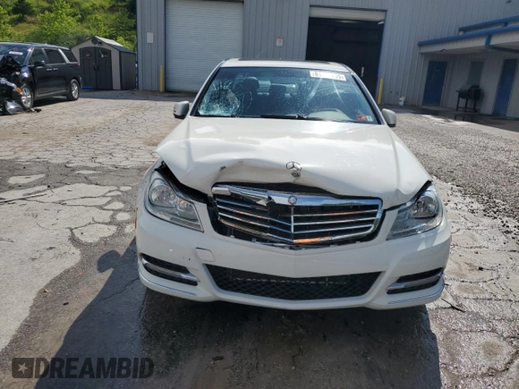 2012 Mercedes-Benz C 300 Sport with VIN WDDGF8BB0CR237300, listed as a Copart auction lot 61340735 with 109,157 mi miles and Salvage title. Bid and sale history available at DreamBid. Image 5.