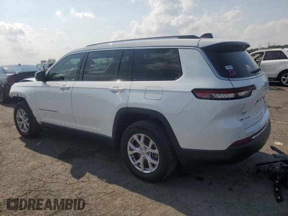 2022 Jeep Grand Cherokee Limited with VIN 1C4RJKBGXN8629137, listed as a Copart auction lot 60467085 with 27,188 mi miles and Salvage title. Bid and sale history available at DreamBid. Image 2.