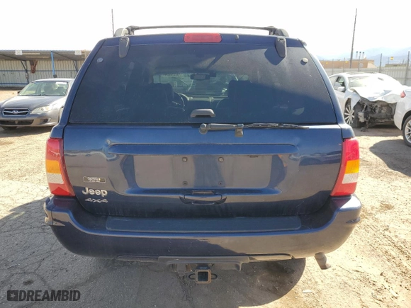 2004 Jeep Grand Cherokee Limited with VIN 1J4GW58S54C166433, listed as a Copart auction lot 71649454 with 174,603 mi miles and Salvage Title. Bid and sale history available at carsss.com. Image 6.