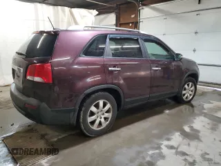 2013 Kia Sorento LX with VIN 5XYKT3A64DG370601, listed as a Copart auction lot 51868985 with 134,869 mi miles and Clean Title. Bid and sale history available at carsss.com. Image 3.