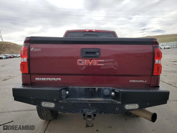 2016 GMC Sierra 2500HD Denali with VIN 1GT12UE85GF220987, listed as a Copart auction lot 50966885 with 95,424 mi miles and Salvage Title. Bid and sale history available at carsss.com. Image 6.