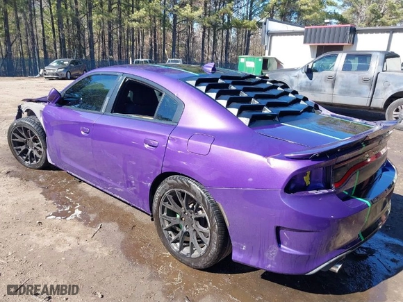 2018 Dodge Charger R/T Scat Pack with VIN 2C3CDXGJ0JH290329, listed as a IAAI auction lot 41673510 with NaN miles. Bid and sale history available at carsss.com. Image 3.