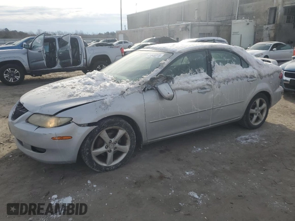 2004 Mazda Mazda6 s with VIN 1YVFP80D145N12084, listed as a Copart auction lot 41845315 with 67,258 mi miles and Salvage Title. Bid and sale history available at carsss.com. Image 1.