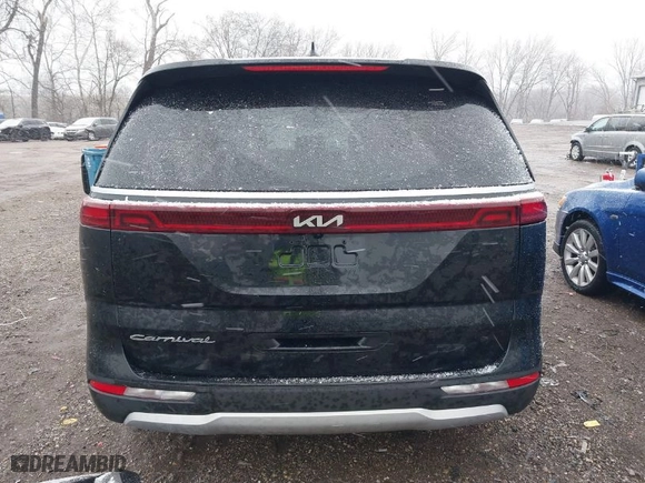 2022 Kia Carnival EX with VIN KNDNC5H35N6078707, listed as a IAAI auction lot 41010927 with 65,047 mi miles. Bid and sale history available at carsss.com. Image 17.