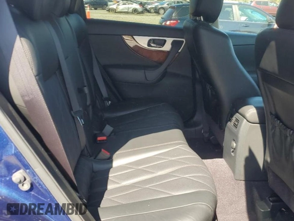 2013 Infiniti FX with VIN JN8BS1MW4DM100158, listed as a Copart auction lot 52123965 with 52,910 mi miles and Salvage Title. Bid and sale history available at DreamBid. Image 12.
