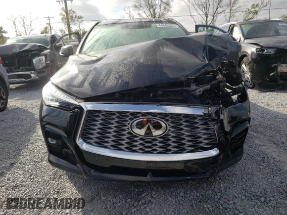 2024 Infiniti QX55 Essential with VIN 3PCAJ5KRXRF108182, listed as a Copart auction lot 44345325 with 15,090 mi miles and Salvage Title. Bid and sale history available at DreamBid. Image 5.