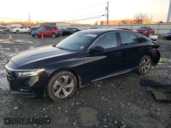 2020 Honda Accord EX-L with VIN 1HGCV2F52LA019775, listed as a Copart auction lot 82235704 with 75,219 mi miles and Salvage title. Bid and sale history available at DreamBid. Image 1.