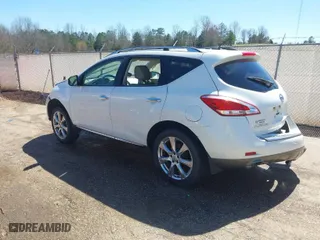 2014 Nissan Murano S with VIN JN8AZ1MU0EW403482, listed as a IAAI auction lot 41806817 with 76,624 mi miles. Bid and sale history available at carsss.com. Image 3.