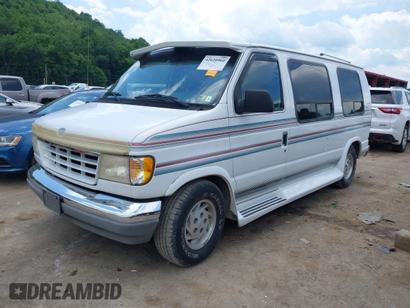 1994 Ford Econoline Cargo with VIN 1FDEE14N0RHA00870, listed as a IAAI auction lot 42620960 with 107,662 mi miles and . Bid and sale history available at DreamBid. Image 2.